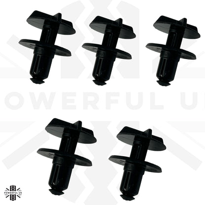 Genuine 5pc Clips for the Battery Cover on the Land Rover Discovery Sport