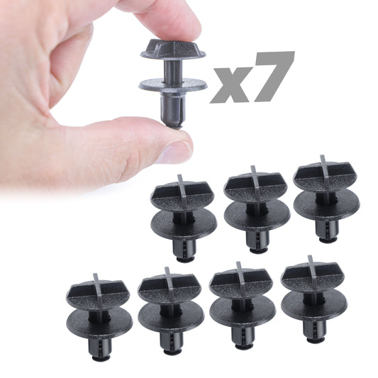 7pc Clips for the Battery Cover on the Range Rover Evoque 2 2019+