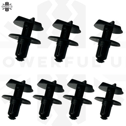 Genuine 7pc Clips for the Battery Cover on the Range Rover Evoque 2 2019+