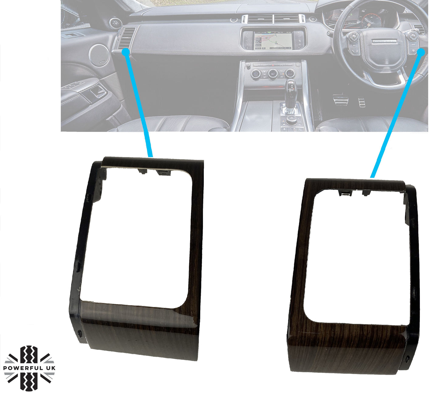 Interior Trim Kit - Zebrano Wood - RHD for Range Rover Sport L494 (2014-17)