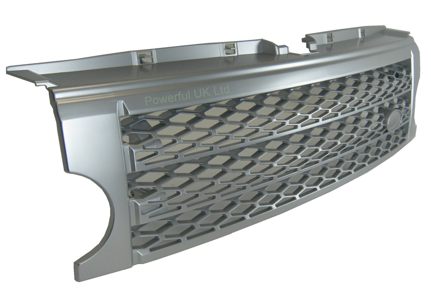 Supercharged Style Front Grille in Silver for Land Rover Discovery 3