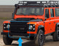Adventurer Style Front Grille - Gloss Black - for Land Rover Defender