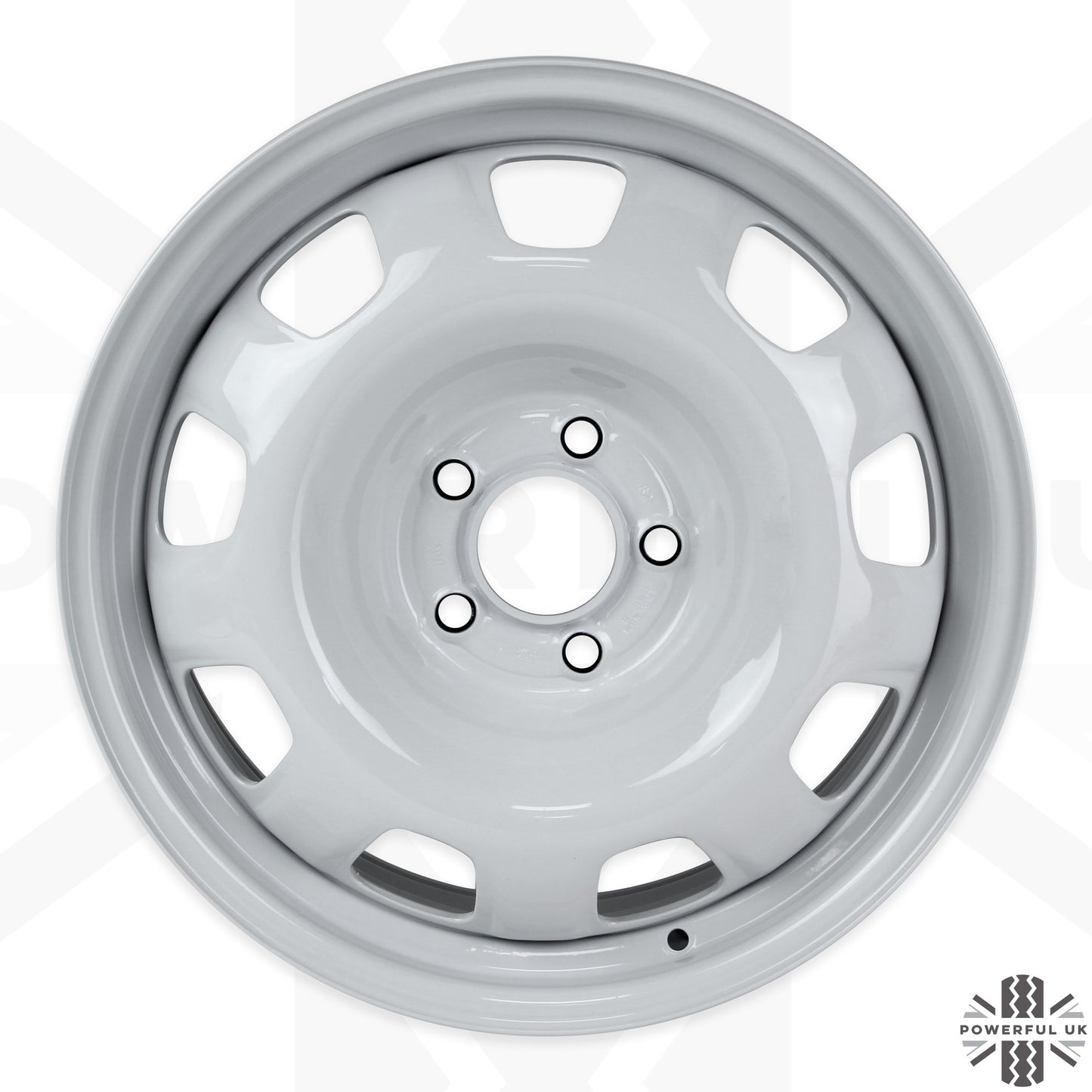 Genuine 18" Steel Wheels - White - Set of 4 for Land Rover Defender L663