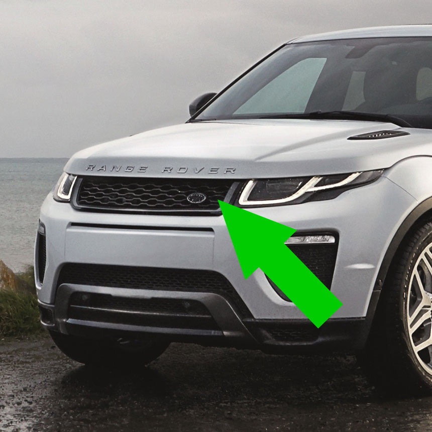 Front Grille - 2016 "Autobiography Style" - Gloss Black & Grey for Range Rover Evoque