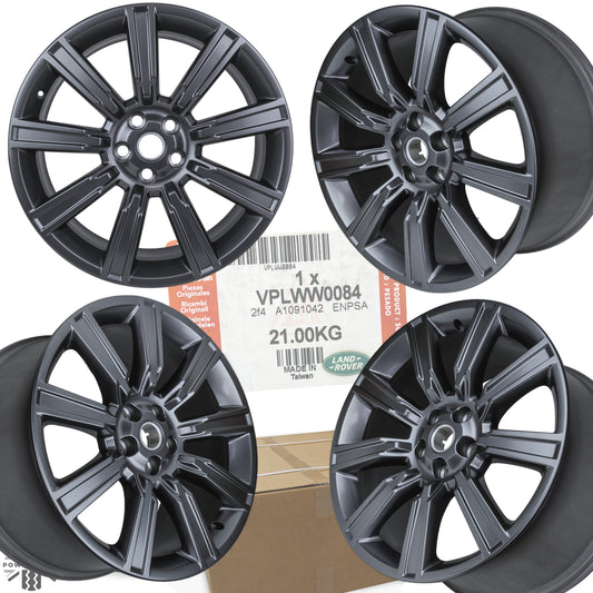 21" Forged Technical Grey Alloy Wheels - Set of 4 for Range Rover Sport L494 Genuine