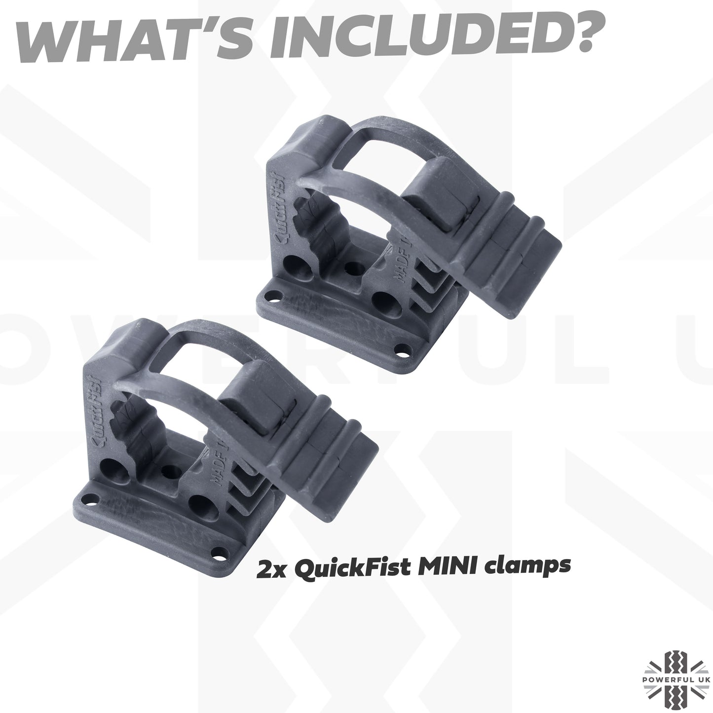 2x QuickFist Mini Clamps