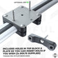 Mount Clamp Kit for the Land Rover Freelander 2 'GENUINE Cross Bars' - Kit A - Zinc Plated Top
