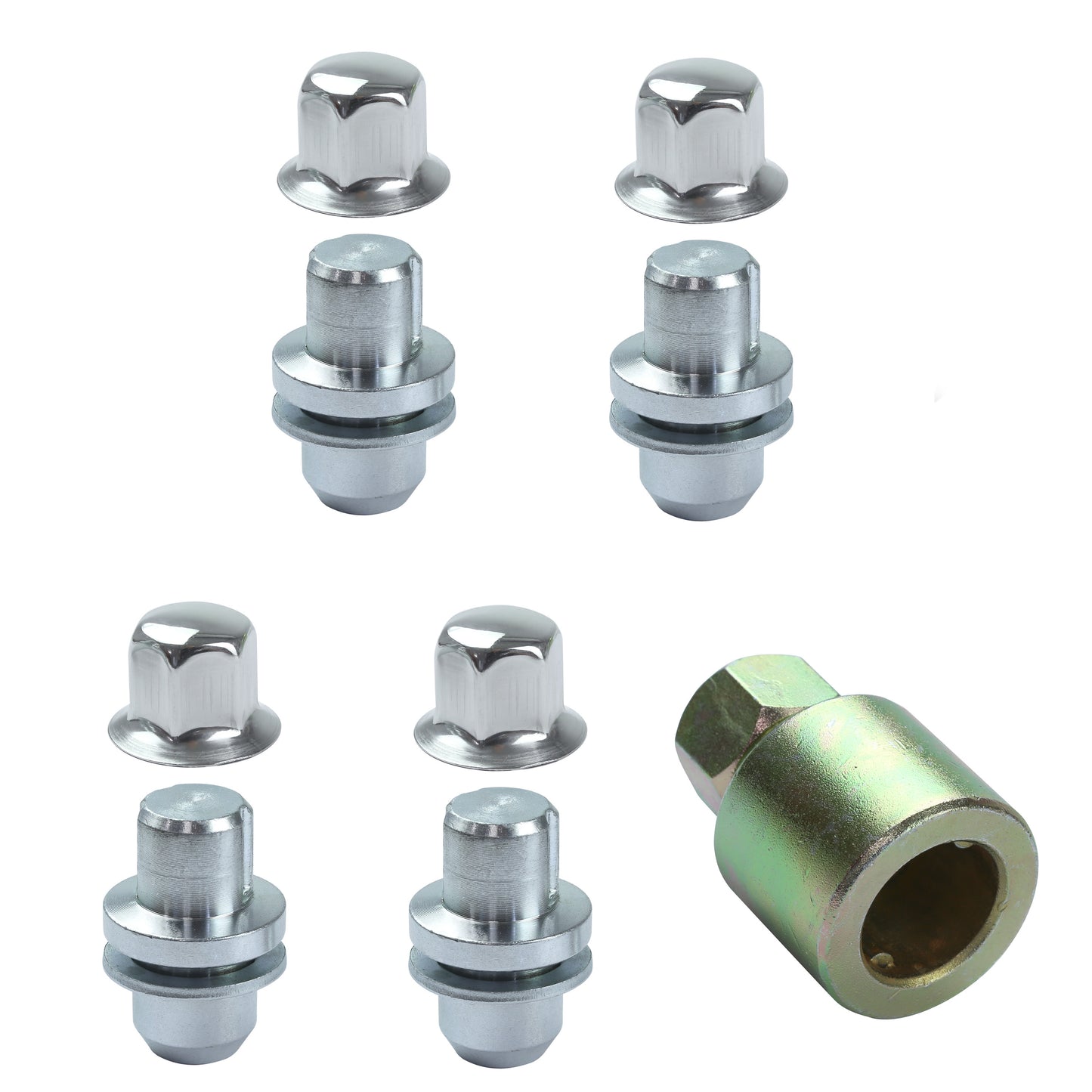 Locking Wheel Nut Kit (Capped Type) for Land Rover Discovery 5