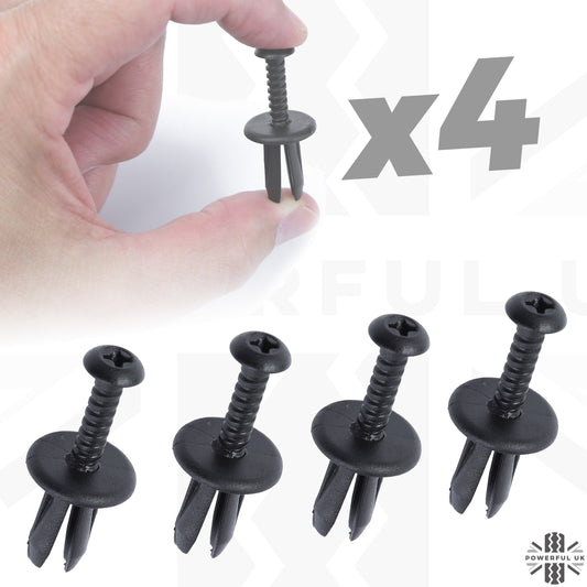 4x Clips for Front Grille (Plastic Screw Rivet type) for Range Rover L405