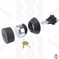 Lock Kit for 5093 18" STEEL Spare Wheel on Land Rover Defender L663