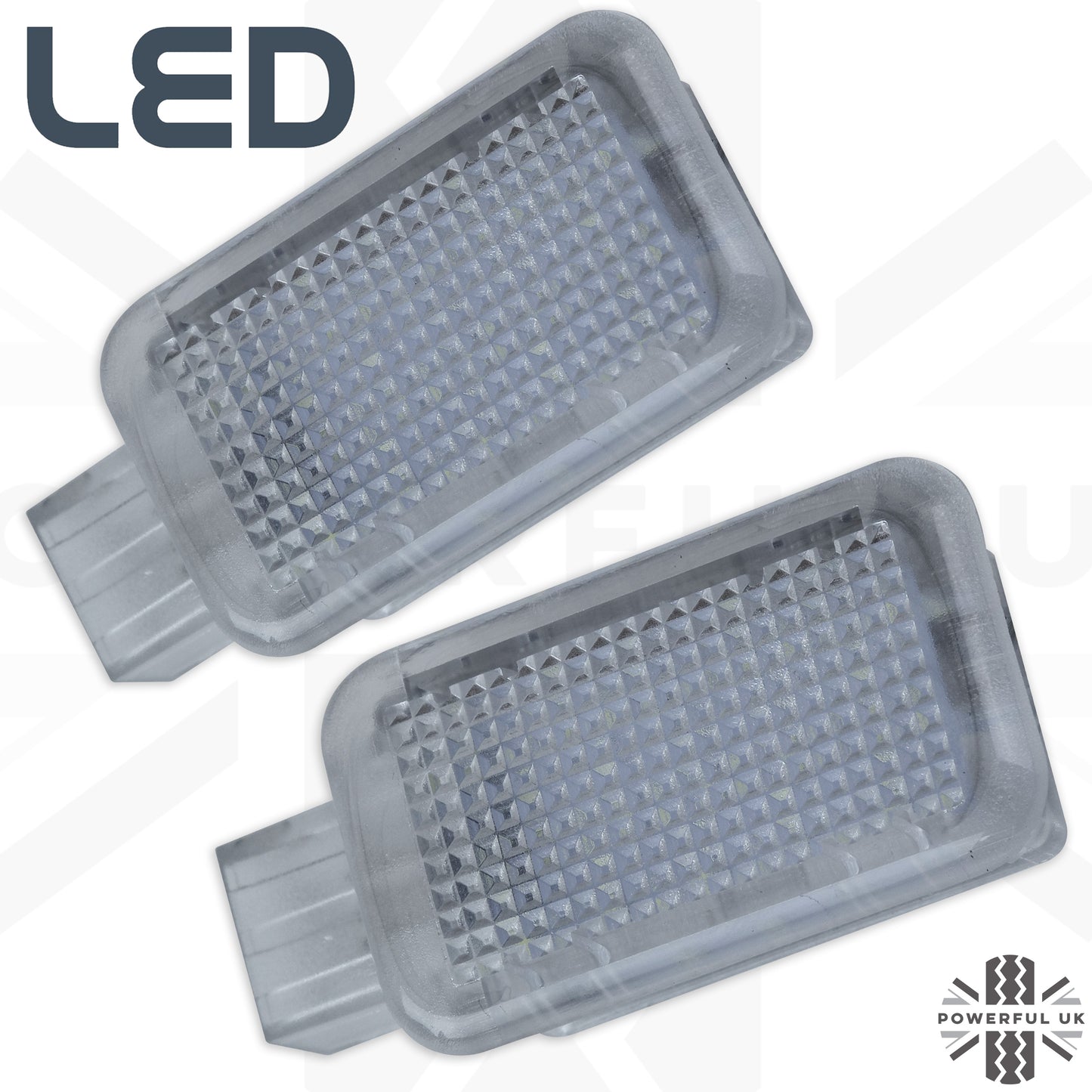 WHITE-RED-BLUE LED interior Footwell ambient lamp upgrade for Range Rover Sport L494  (2pc)