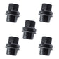 Black Alloy Wheel Nuts 5pc kit for Land Rover Classic Defender - Alloy wheel type