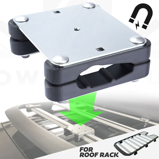 Roof Rack Antenna Mount Kit for the Land Rover Defender L663 - Kit A - Zinc Plated Steel