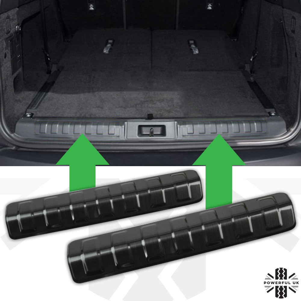Boot Step Inserts in Black for Land Rover Discovery 5