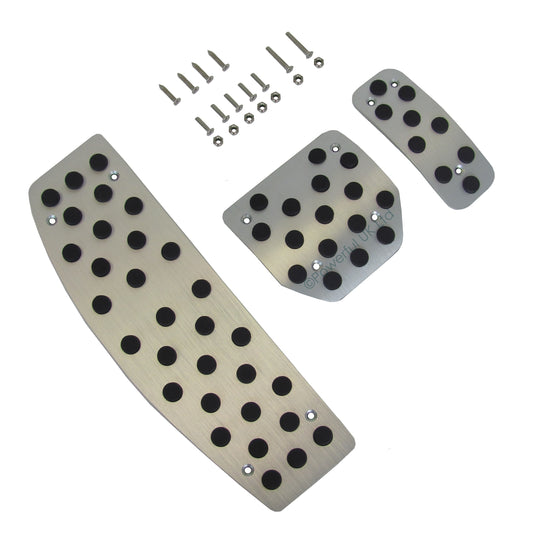 Aluminium Alloy Pedal Kit (3pc) for Land Rover Discovery 3 & 4 Automatic