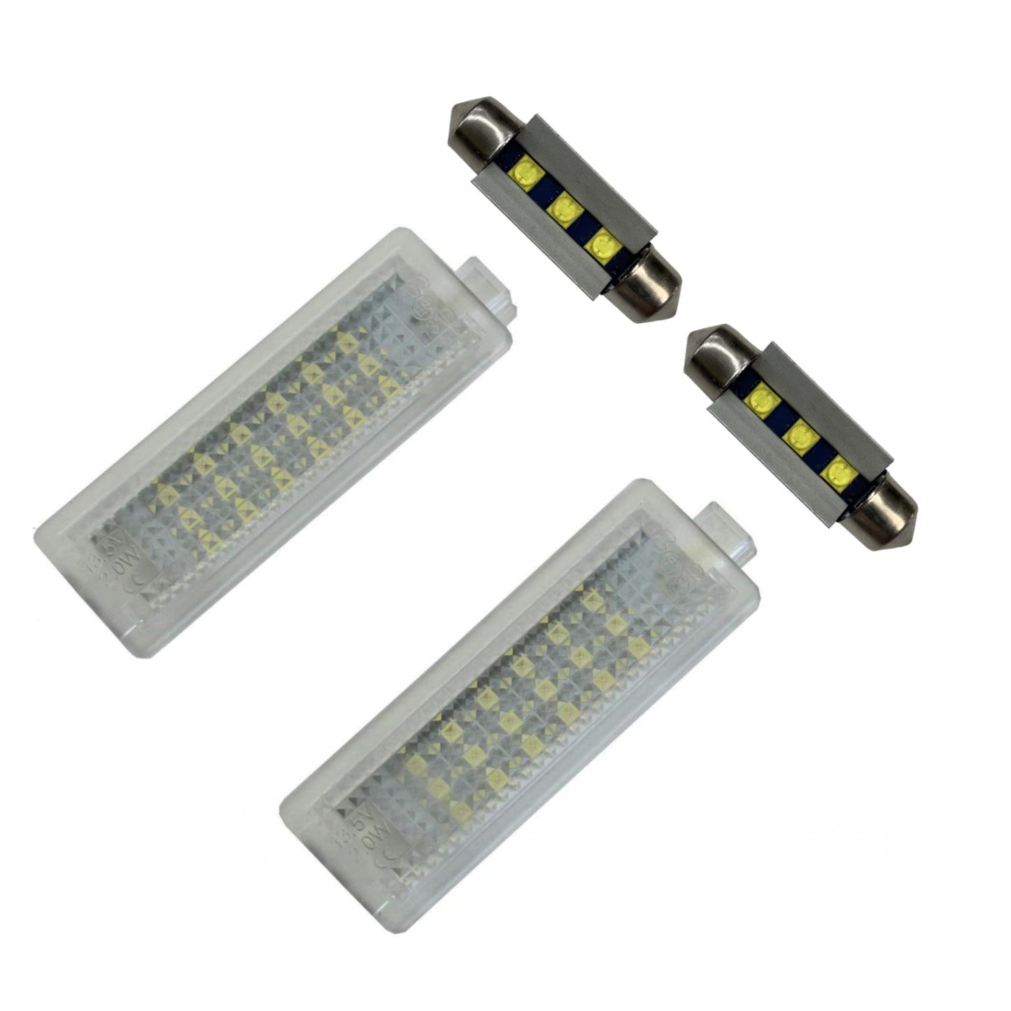 LED Interior Light upgrade Kit - 4 pcs - for BMW Mini One / Cooper / S