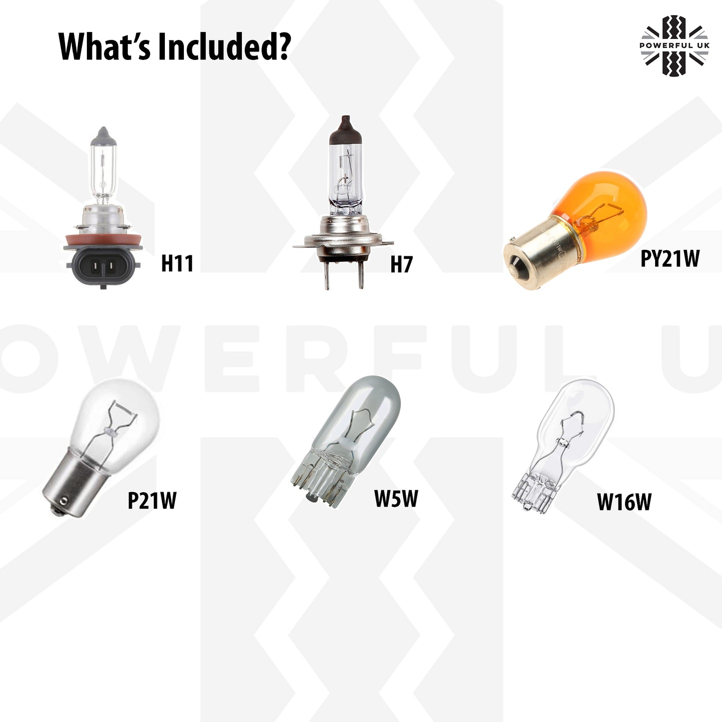 Emergency Halogen Bulb Repair Kit - H7+H11 Type 2