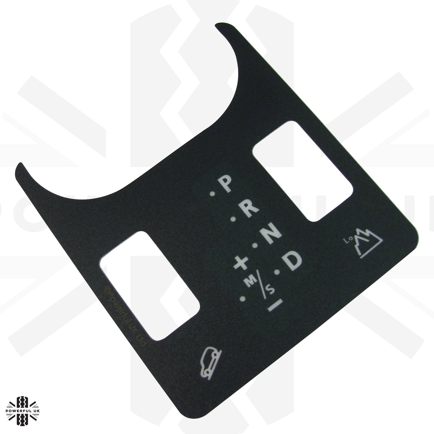 Gear Selector Replacement Surround Sticker - Black - for Range Rover L322