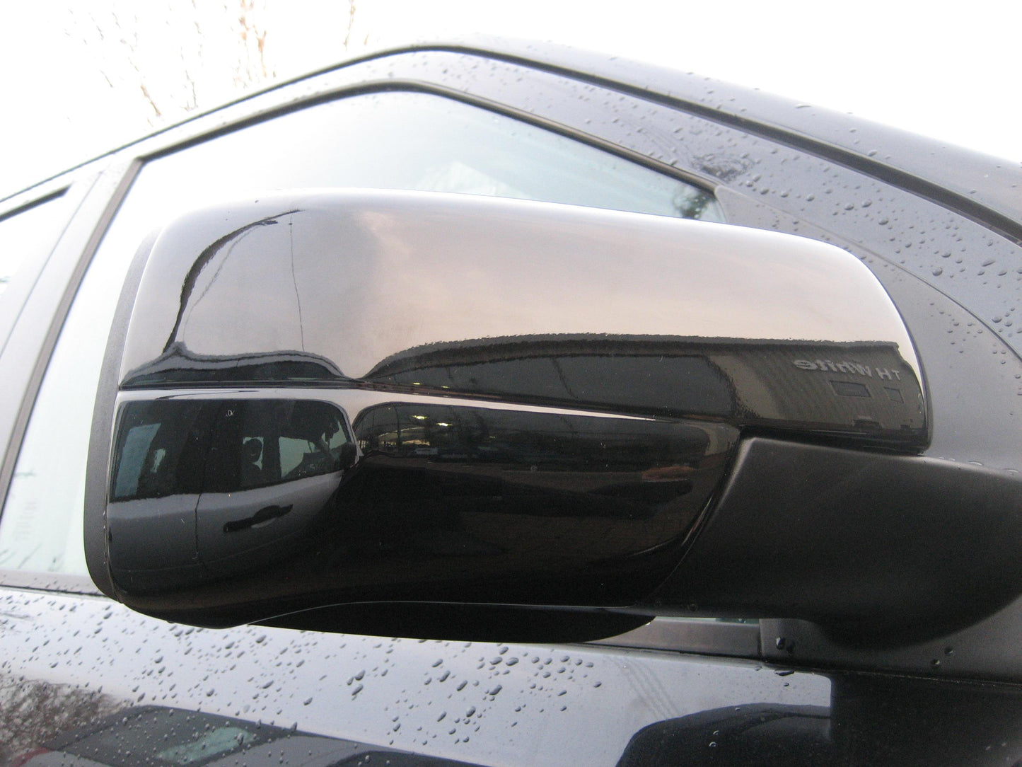 Full Mirror Covers for Land Rover Freelander 2 (2007-2009 Mirrors)  - Gloss Java Black