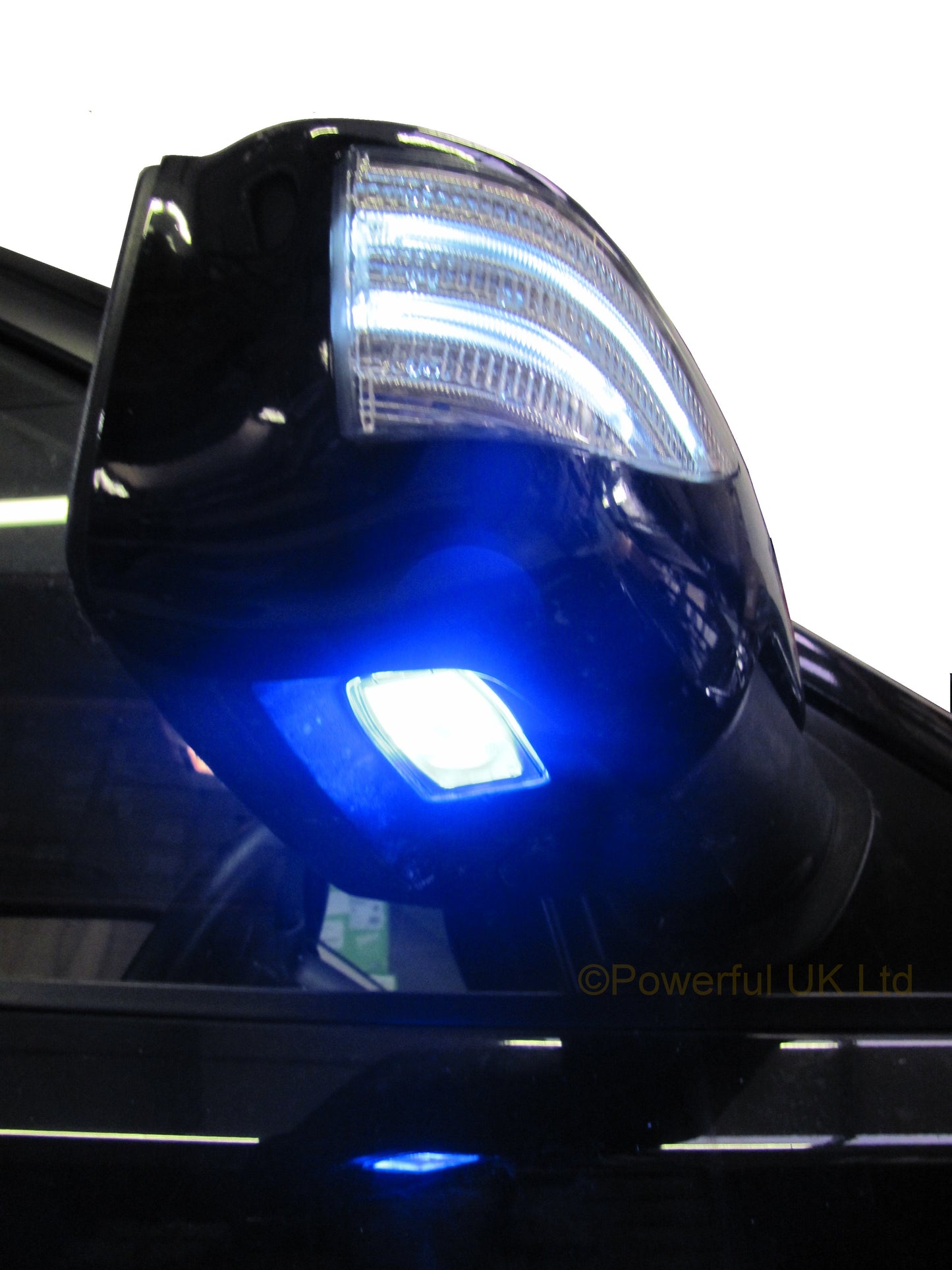 Wing Mirror puddle light BLUE LED bulb upgrade for Land Rover Freelander 2