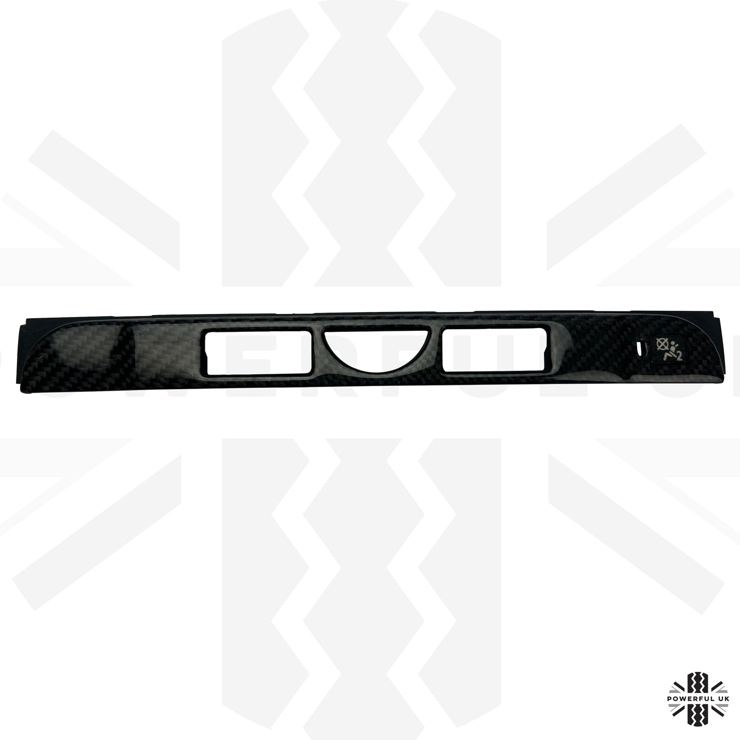 Hazard Switch Fascia Trim Panel in Carbon Fibre for Land Rover Discovery 3