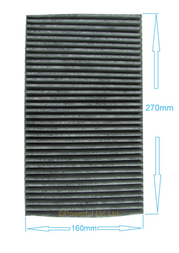 Cabin Pollen Filter LR023977 Or JKR500020, Enhanced With Activated Carbon,  For Land Rover LR3, LR4, And Range Rover Sport (See Fitment Years)