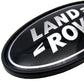 Genuine Steering Wheel Badge - Black & Silver - for Land Rover Defender