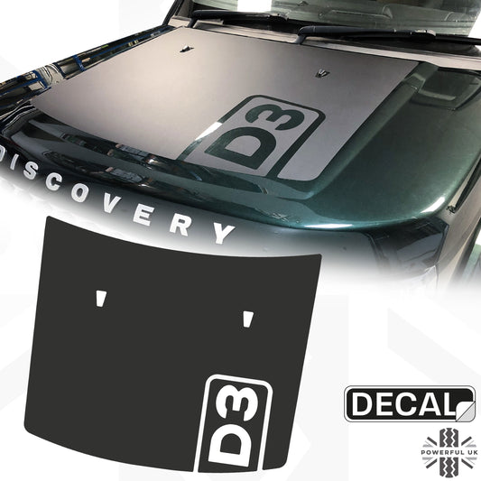 Anti-Reflective Bonnet Graphic - D3 for Land Rover Discovery 3