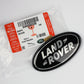 Genuine Rear Badge - Black & Silver - for Land Rover Defender