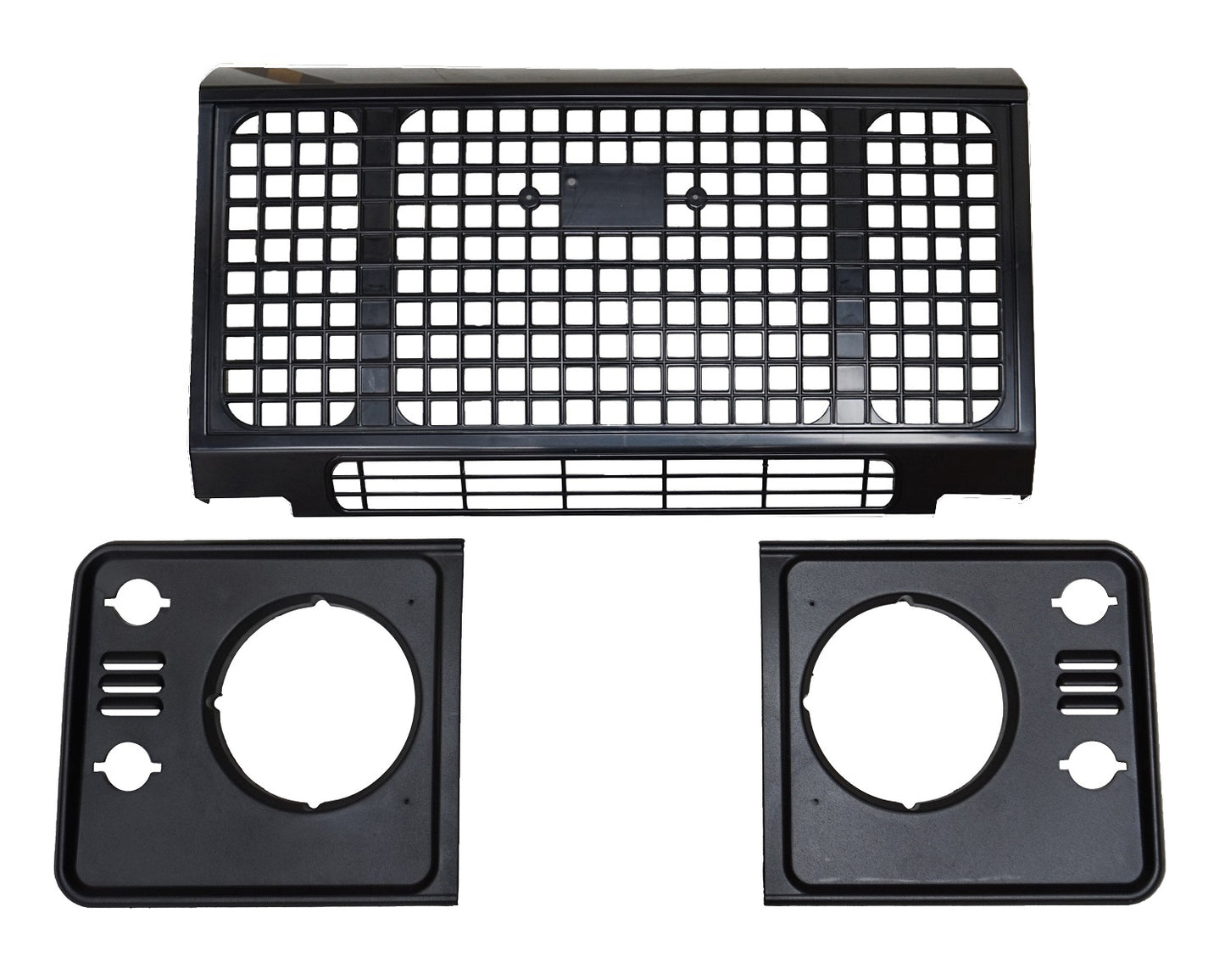 Heritage Style Grille Kit (3pc) - unpainted - for Land Rover Defender