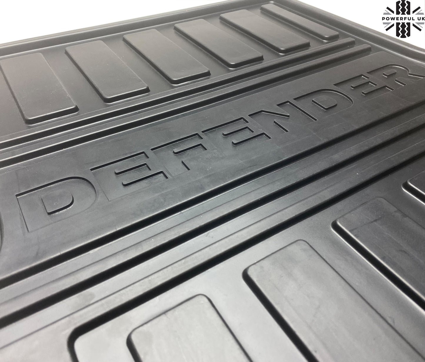Genuine Front Rubber Floor Mats for the Land Rover Defender 2012 - 2016