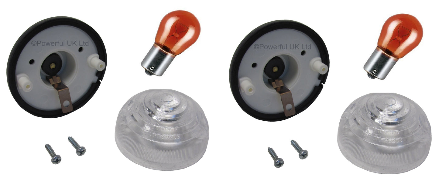 Front Indicator Light Lamp Upgrade Kit for original Land Rover Defender - Early Type