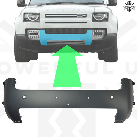 Front Bumper Lower Number Plate Panel for Land Rover Defender L663