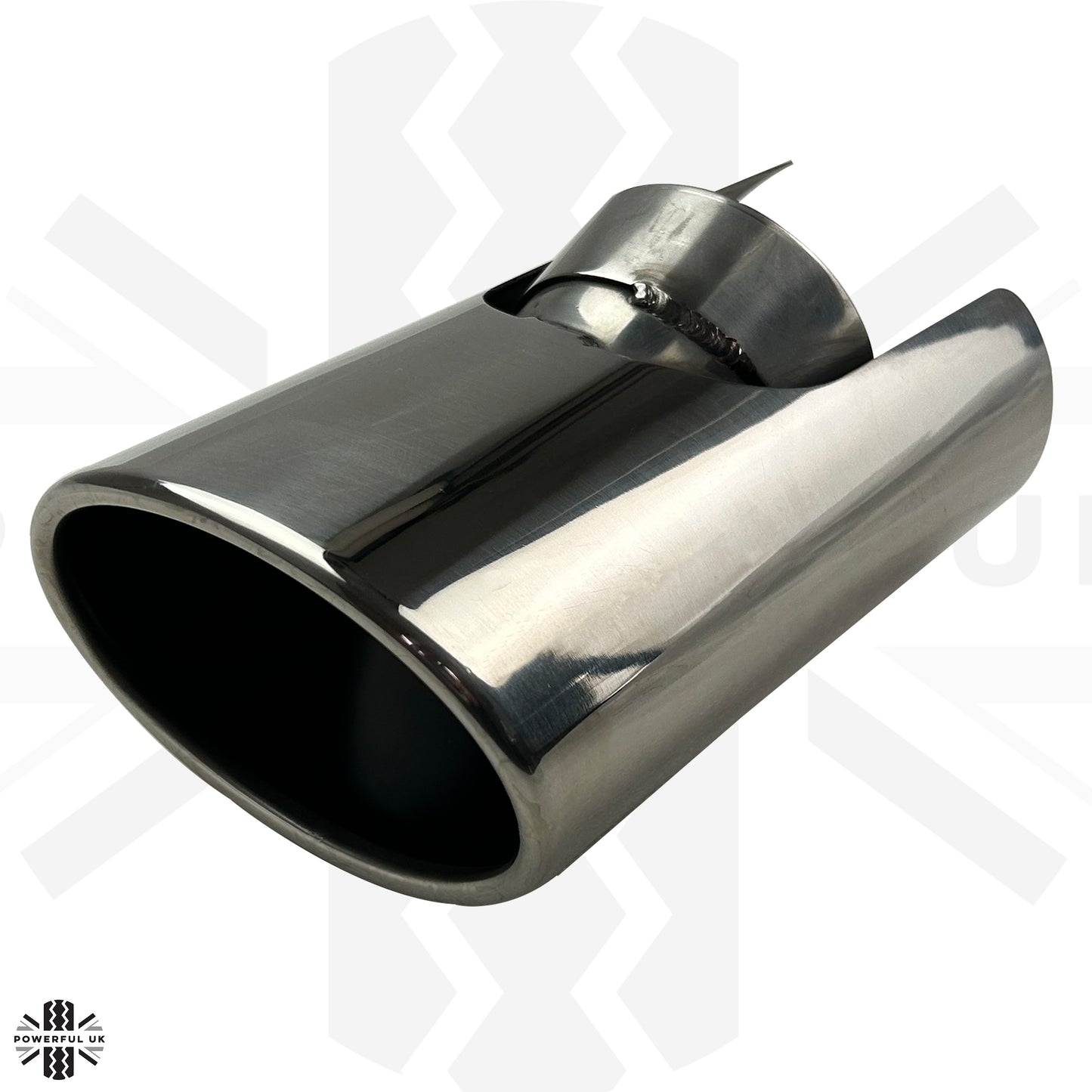 Exhaust Tailpipe HST/Dynamic Style Stainless for Land Rover Freelander 2 Diesel (Genuine)
