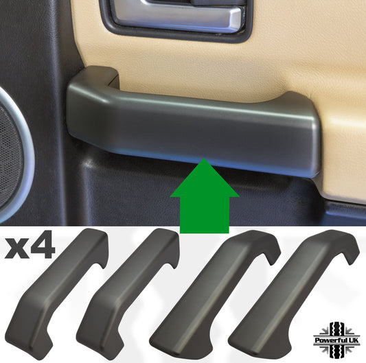Interior Door Pull Set (4pc) - Grey - for Land Rover Discovery 3