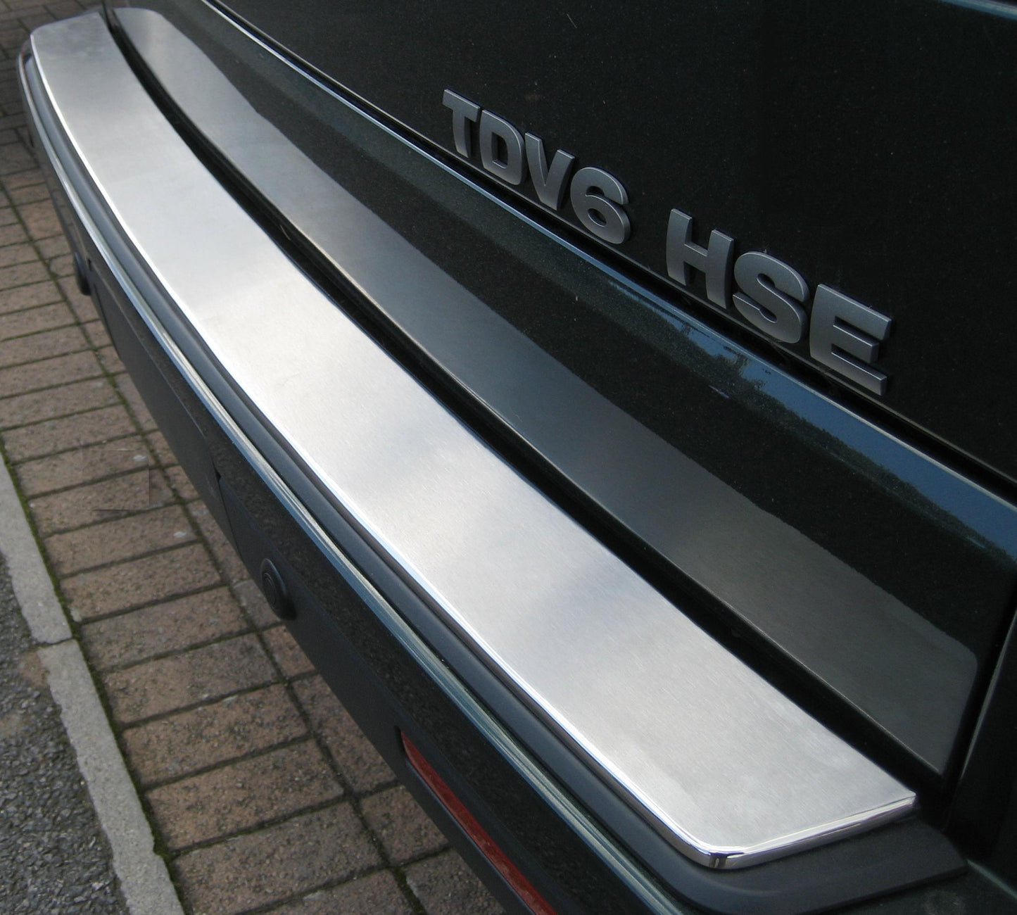 Rear Bumper Cover - Brushed Stainless - for Land Rover Discovery 3 & 4