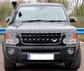 Front Grille for Land Rover Discovery 3 - Disco 4 look - Black / Chrome / Black