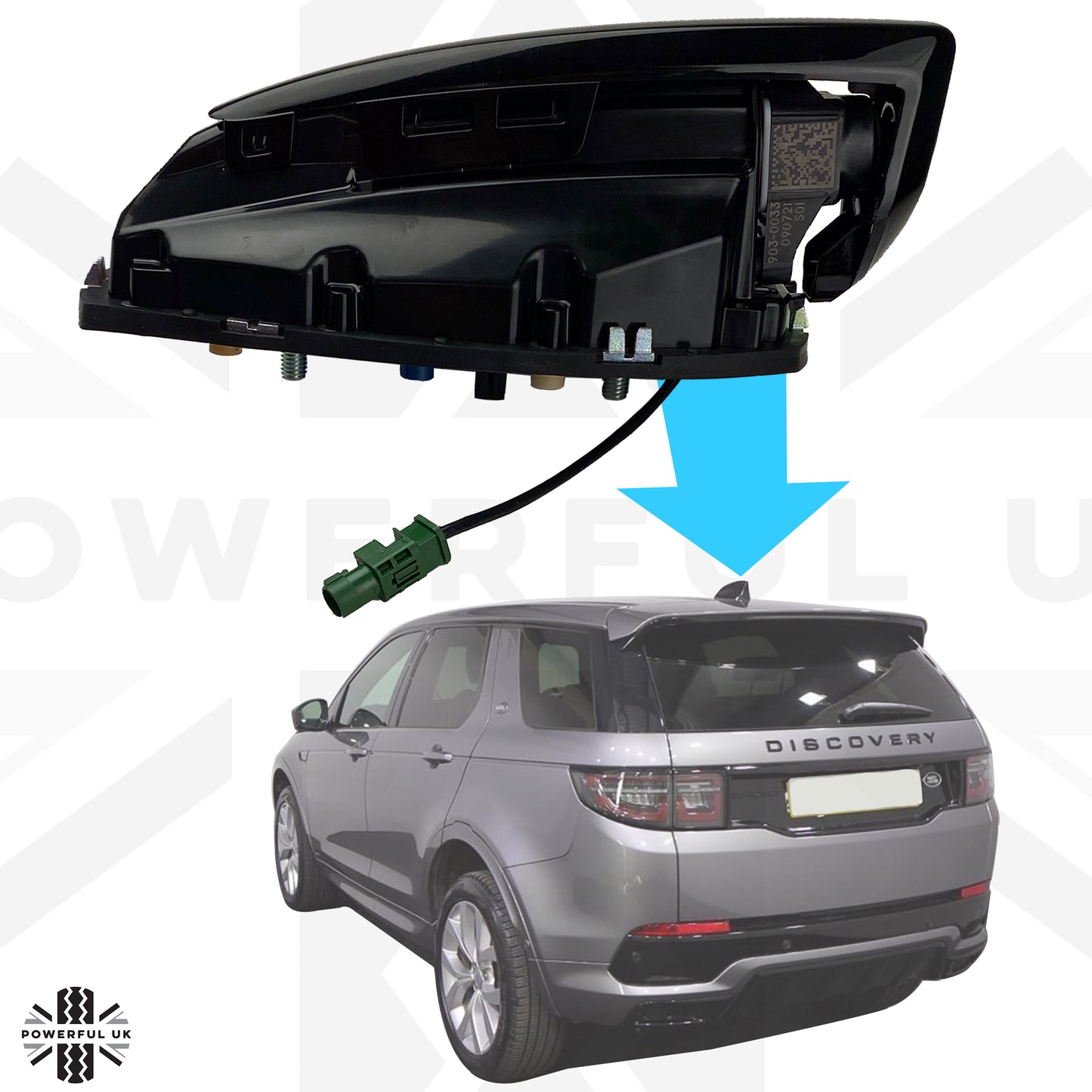Genuine Roof Aerial Antenna with Rear View Camera for Land Rover Discovery Sport 2020+