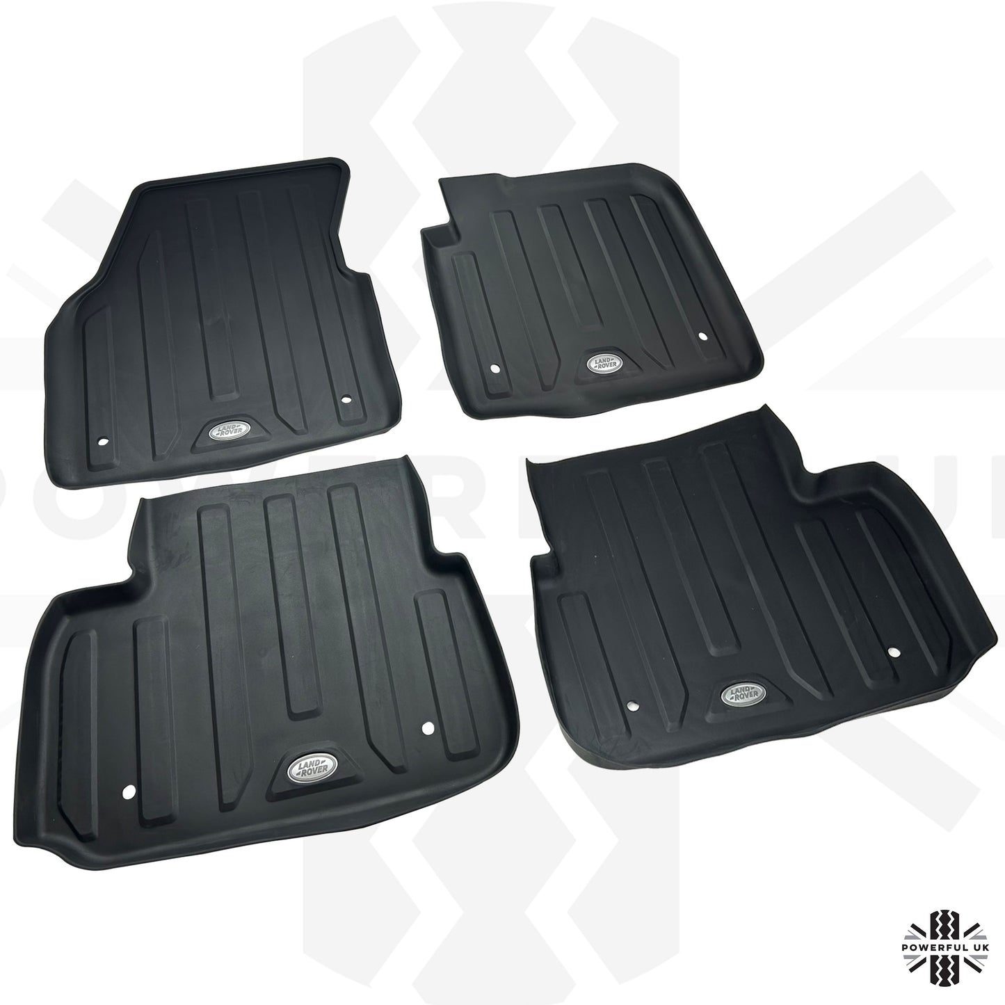 Rubber Floor Mat Set (Genuine) - RHD - for Land Rover Discovery Sport (2014-18)