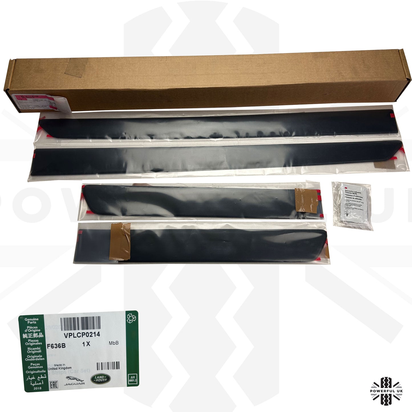 Genuine Black Door Rubbing Strips for Land Rover Discovery Sport (4pc)