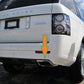 Exhaust Tailpipes Kit for Range Rover L322 "Exterior Design Pack"  Rear Bumper - Black Powder Coated