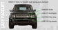 Front Grille Filler Strip - Black - Facelift Conversion for Land Rover Discovery 4