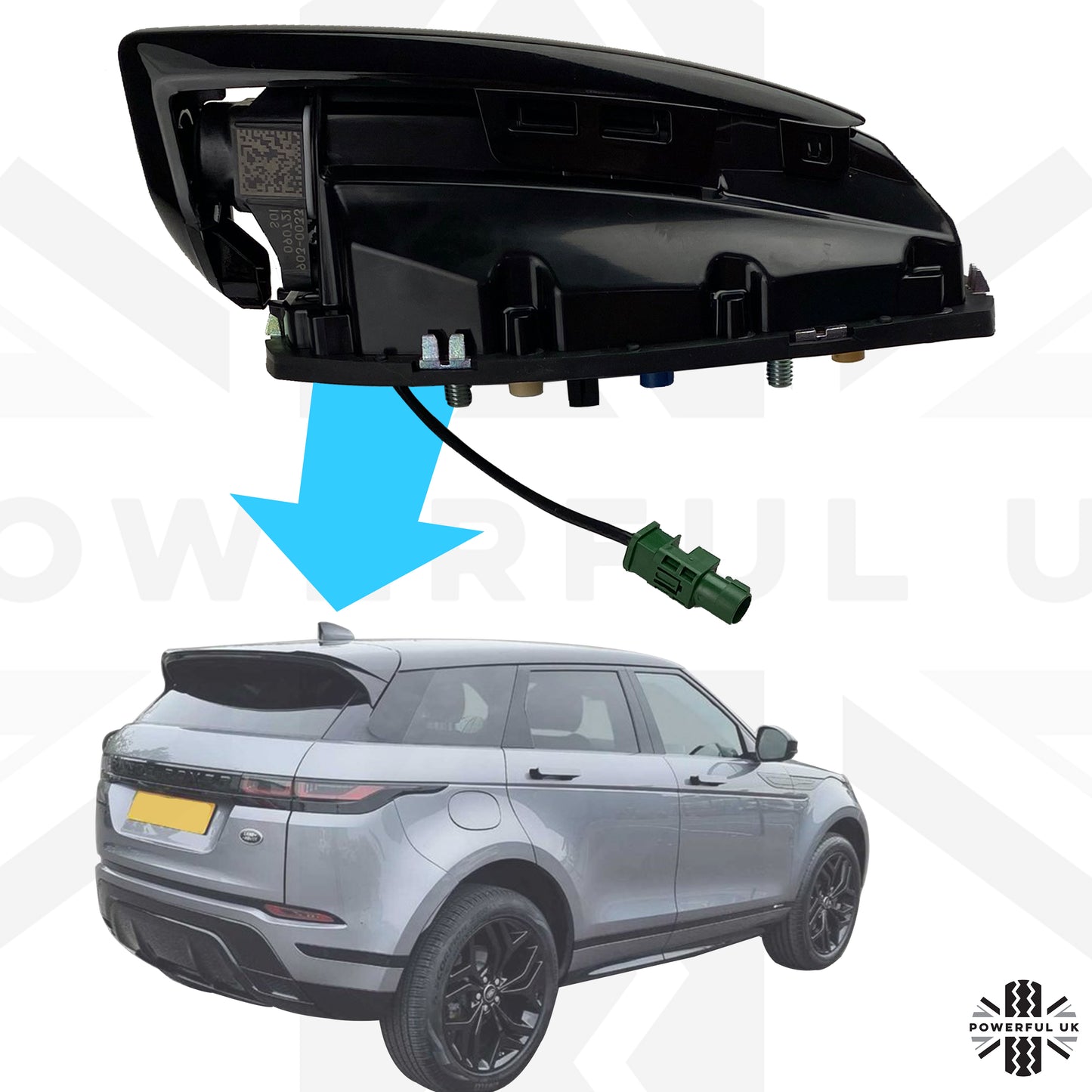Genuine Roof Aerial Antenna with Rear View Camera for Range Rover Evoque L551