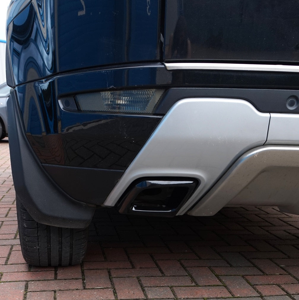 Exhaust Tips for Range Rover Evoque Dynamic - Black Finish