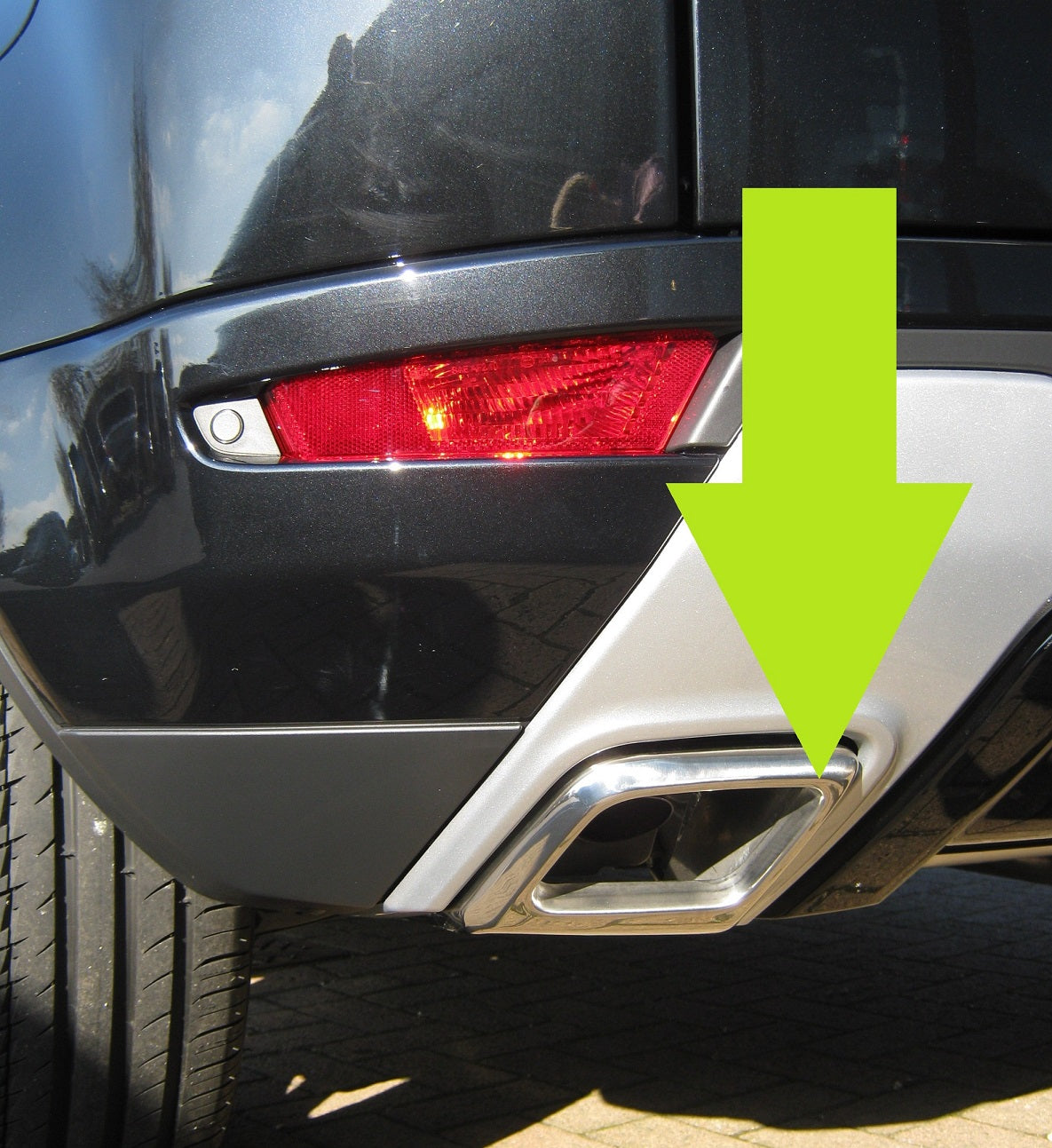 Exhaust Tips for Range Rover Evoque Dynamic - Stainless