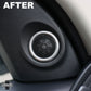 Interior Door Speaker Trim kit (2pc) in Silver for Land Rover Freelander 2