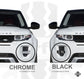 Front Bumper LED Fog Light in Black for Range Rover Evoque - Left