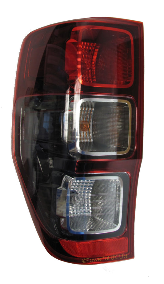 Rear Light 2012 on Red/Black (aftermarket) - UK Spec - LH - for Ford Ranger