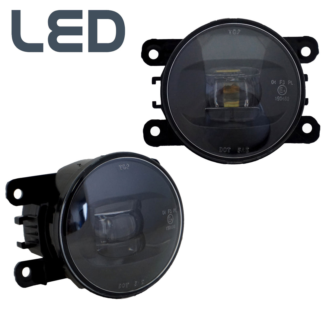 Evan-Fischer Set Of 2 Clear Lens Fog Lights For 2003-2004 Nissan Frontier - With Halogen Bulbs