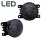 Front Bumper Fog Lamps for Range Rover L322 2010 - LED "HSX Style" - PAIR